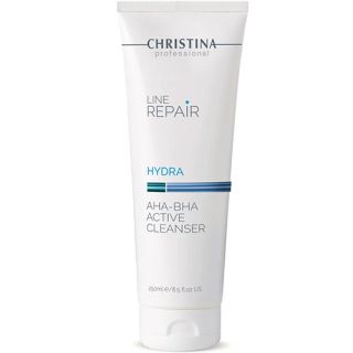 AHA-BHA active cleanser Hydra Line Repair Christina