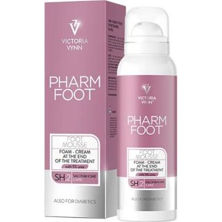 Foot Mousse Foam cream finishing the treatment Pharm Foot