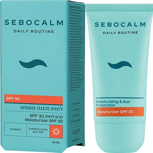 Moisturizing and sun protection SPF30 Sebocalm