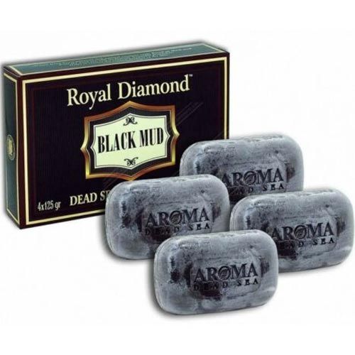 Royal Diamond Black Mud Soap Gift Pack Aroma Dead Sea